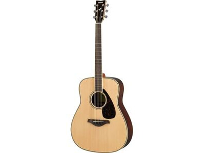 Yamaha FG830 Natural Acoustic Guitar Dreadnought click to zoom image