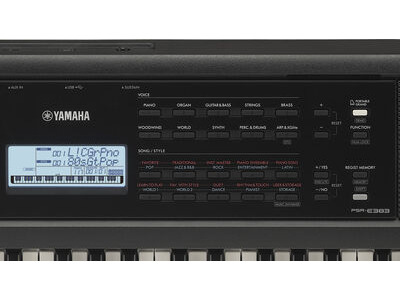 Yamaha PSR E383 Portable Keyboard click to zoom image