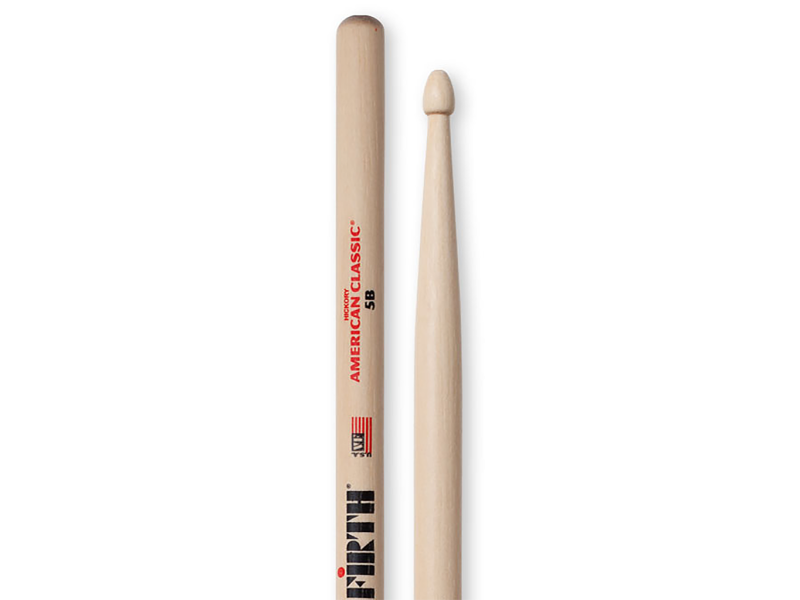 Vic Firth VF5B Wood Tip 5B American Classic Drumsticks click to zoom image