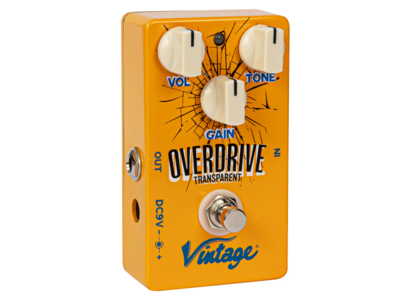 Vintage VFX08 Transparent Overdrive Guitar Effects Pedal click to zoom image