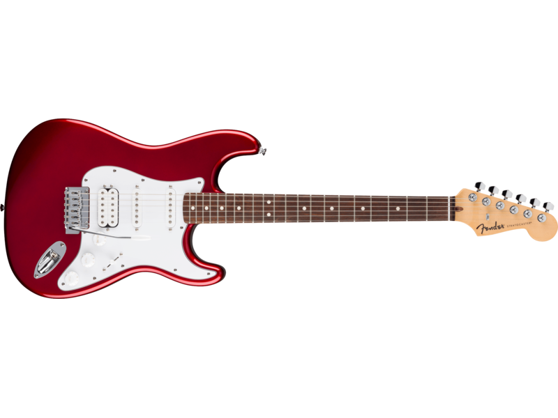 Fender Standard Stratocaster[REG] HSS, Laurel Fingerboard, White Pickguard, Candy Cola click to zoom image