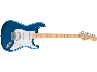 Fender Standard Stratocaster® HSS, Maple Fingerboard, White Pickguard, Aqua Marine Metallic 