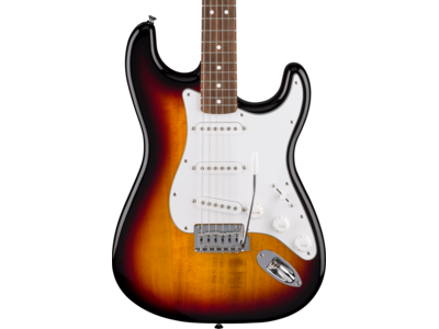 Fender Standard Stratocaster[REG], Laurel Fingerboard, White Pickguard, 3-Color Sunburst click to zoom image