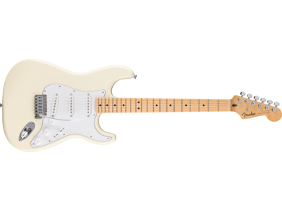 Fender Standard Stratocaster®, Maple Fingerboard, White Pickguard, Olympic White