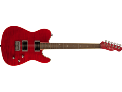 Fender Special Edition Custom Telecaster® FMT HH, Laurel Fingerboard, Crimson Red Transparent 