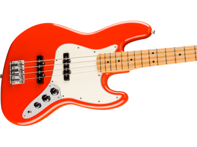 Fender Player II Jazz Bass[REG], Maple Fingerboard, Coral Red click to zoom image