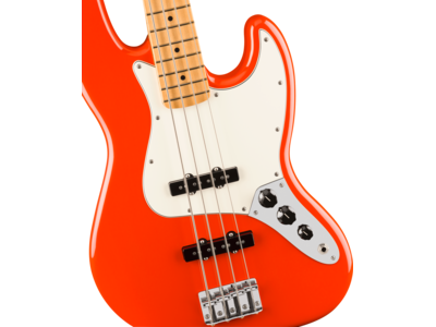 Fender Player II Jazz Bass[REG], Maple Fingerboard, Coral Red click to zoom image