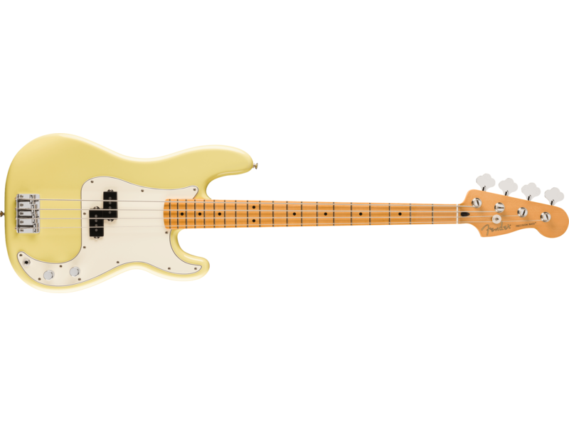 Fender Player II Precision Bass[REG], Maple Fingerboard, Hialeah Yellow click to zoom image