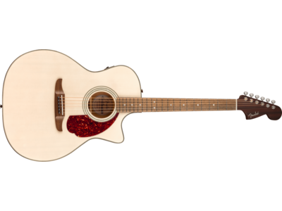 Fender California Deluxe Newporter<sup>TM</sup> CE, Walnut Fingerboard, White Blonde 