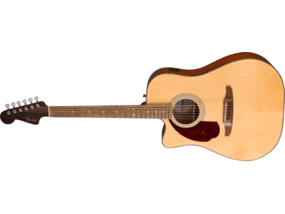 Fender California Deluxe Redondo[TM] CE Left-Handed, Walnut Fingerboard, Natural click to zoom image