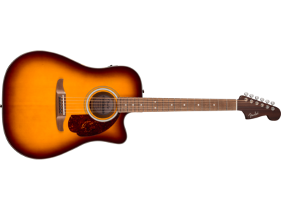 Fender California Deluxe Redondo<sup>TM</sup> CE, Walnut Fingerboard, Honey Sunburst