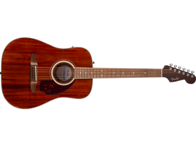 Fender California Deluxe Redondo<sup>TM</sup> Jr. E Mahogany, Walnut Fingerboard, Natural 