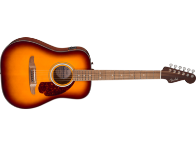 Fender California Deluxe Redondo[TM] Jr. E, Walnut Fingerboard, Honey Sunburst click to zoom image
