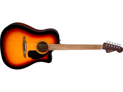 Fender California Standard Redondo[TM] CE, Spruce Top, Black Pickguard, 3-Color Sunburst click to zoom image