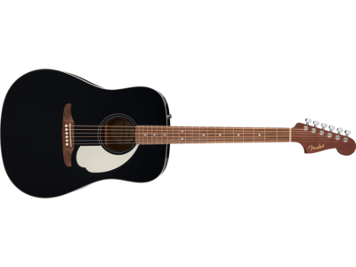 Fender California Standard Redondo<sup>TM</sup>, Spruce Top, Ivory Pickguard, Black 