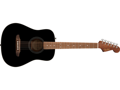 Fender California Standard Redondo<sup>TM</sup> Mini with Bag, Spruce Top, Black