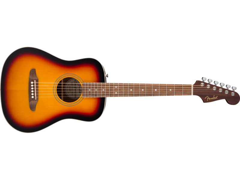 Fender California Standard Redondo[TM] Mini with Bag, Spruce Top, 3-Color Sunburst click to zoom image