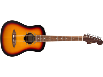 Fender California Standard Redondo<sup>TM</sup> Mini with Bag, Spruce Top, 3-Color Sunburst 