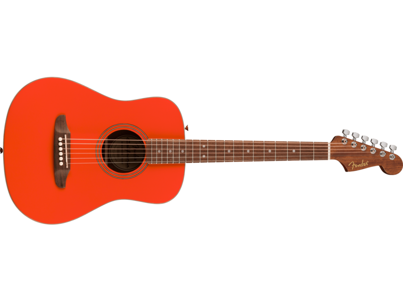 Fender California Standard Redondo[TM] Mini with Bag, Spruce Top, Fiesta Red click to zoom image