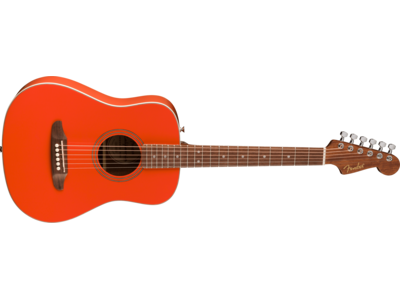 Fender California Standard Redondo[TM] Mini with Bag, Spruce Top, Fiesta Red click to zoom image