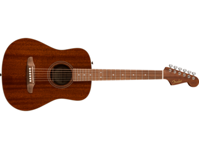 Fender California Standard Redondo<sup>TM</sup> Mini with Bag, Sapele Top, Natural Sapele