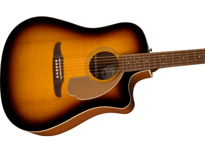 Fender Redondo Player, Walnut Fingerboard, Gold Pickguard, Sunburst click to zoom image