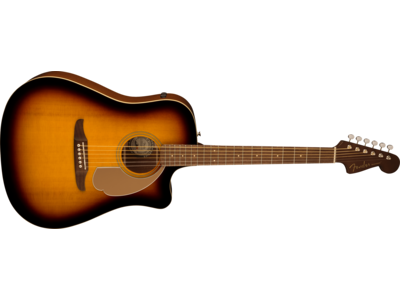 Fender Redondo Player, Walnut Fingerboard, Gold Pickguard, Sunburst click to zoom image