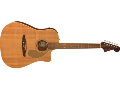 Fender Redondo Player, Walnut Fingerboard, Gold Pickguard, Natural click to zoom image