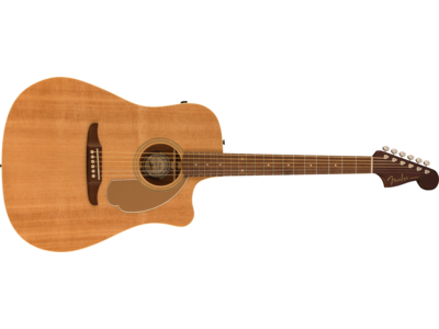 Fender Redondo Player, Walnut Fingerboard, Gold Pickguard, Natural 