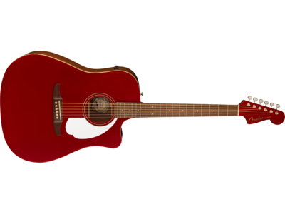 Fender Redondo Player, Walnut Fingerboard, White Pickguard, Candy Apple Red click to zoom image