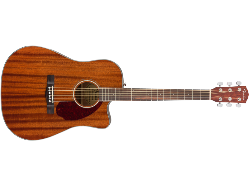 Fender CD-140SCE Dreadnought, Walnut Fingerboard, All-Mahogany w/Case click to zoom image