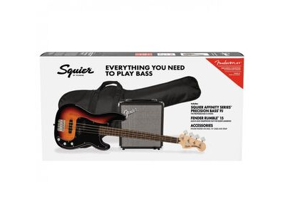 Fender Affinity Precision Bass PJ Pack, 3-Color Sunburst click to zoom image