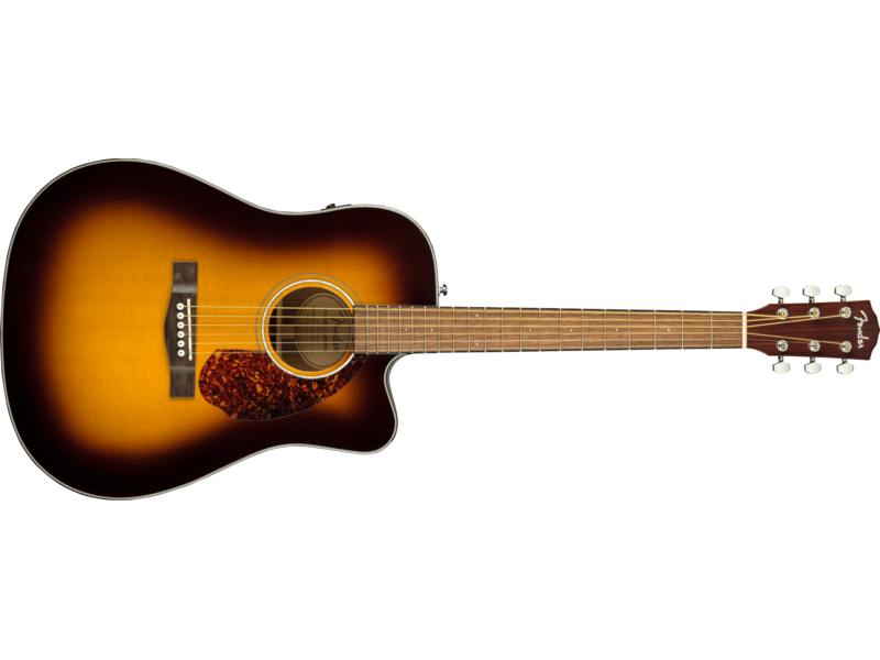 Fender CD-140SCE Dreadnought, Walnut Fingerboard, Sunburst w/case click to zoom image