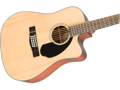 Fender CD-60SCE Dreadnought 12-string, Walnut Fingerboard, Natural click to zoom image