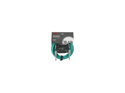 Fender Contour 18.6ft 5M Instrument Cable Sherwood Green click to zoom image