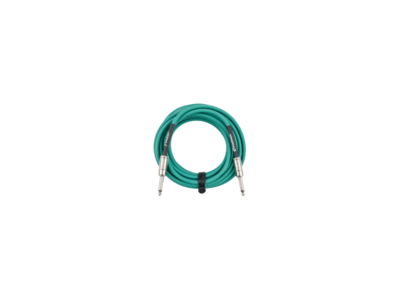 Fender Contour 18.6ft 5M Instrument Cable Sherwood Green click to zoom image