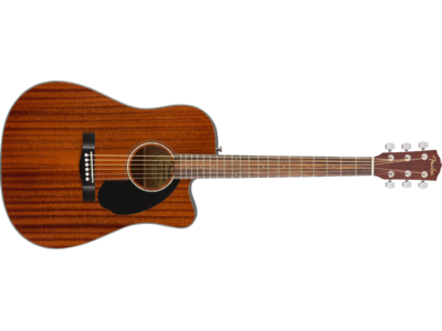 Fender CD-60SCE Dreadnought, Walnut Fingerboard, All-Mahogany 