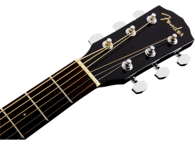 Fender CD-60SCE Dreadnought, Walnut Fingerboard, Black click to zoom image