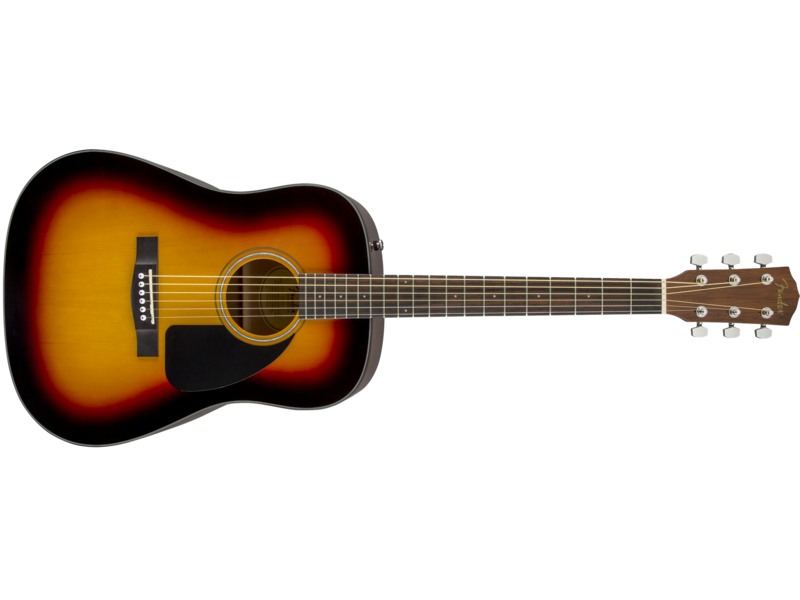Fender CD-60 Dreadnought V3 DS, Walnut Fingerboard, Sunburst click to zoom image