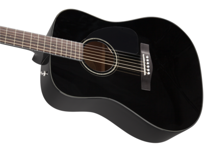 Fender CD-60 Dreadnought V3 w/Case, Walnut Fingerboard, Black click to zoom image