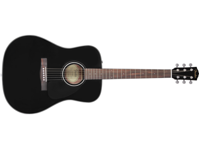 Fender CD-60 Dreadnought V3 w/Case, Walnut Fingerboard, Black 