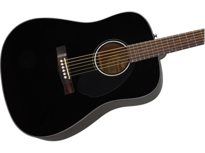 Fender CD-60S Dreadnought, Walnut Fingerboard, Black click to zoom image