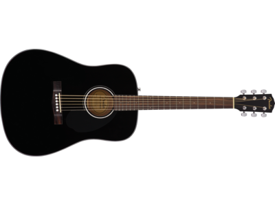 Fender CD-60S Dreadnought, Walnut Fingerboard, Black 