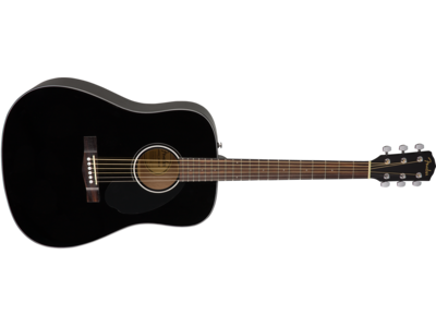 Fender CD-60S Dreadnought, Walnut Fingerboard, Black click to zoom image
