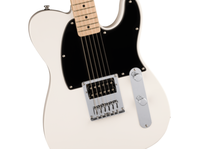Squier Squier Sonic[REG] Esquire[REG] H, Maple Fingerboard, Black Pickguard, Arctic White click to zoom image