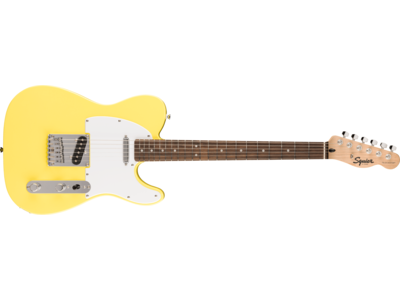 Squier Squier Sonic® Telecaster®, Laurel Fingerboard, White Pickguard, Canary Yellow