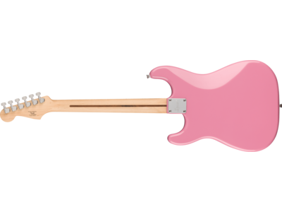 Squier Squier Sonic[REG] Stratocaster[REG] HT H, Maple Fingerboard, White Pickguard, Flash Pink click to zoom image