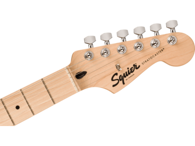 Squier Squier Sonic[REG] Stratocaster[REG] HT H, Maple Fingerboard, White Pickguard, Flash Pink click to zoom image