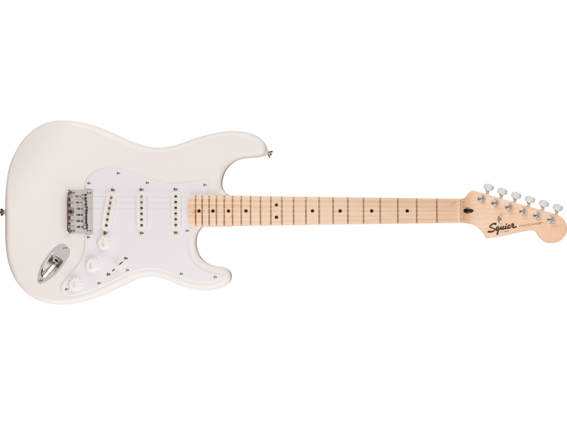 Squier Squier Sonic[REG] Stratocaster[REG] HT, Maple Fingerboard, White Pickguard, Arctic White click to zoom image