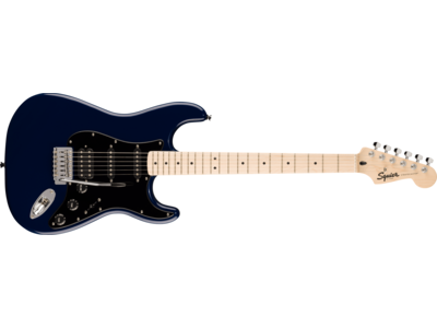 Squier Squier Sonic® Stratocaster® HSS, Maple Fingerboard, Black Pickguard, Midnight Blue 